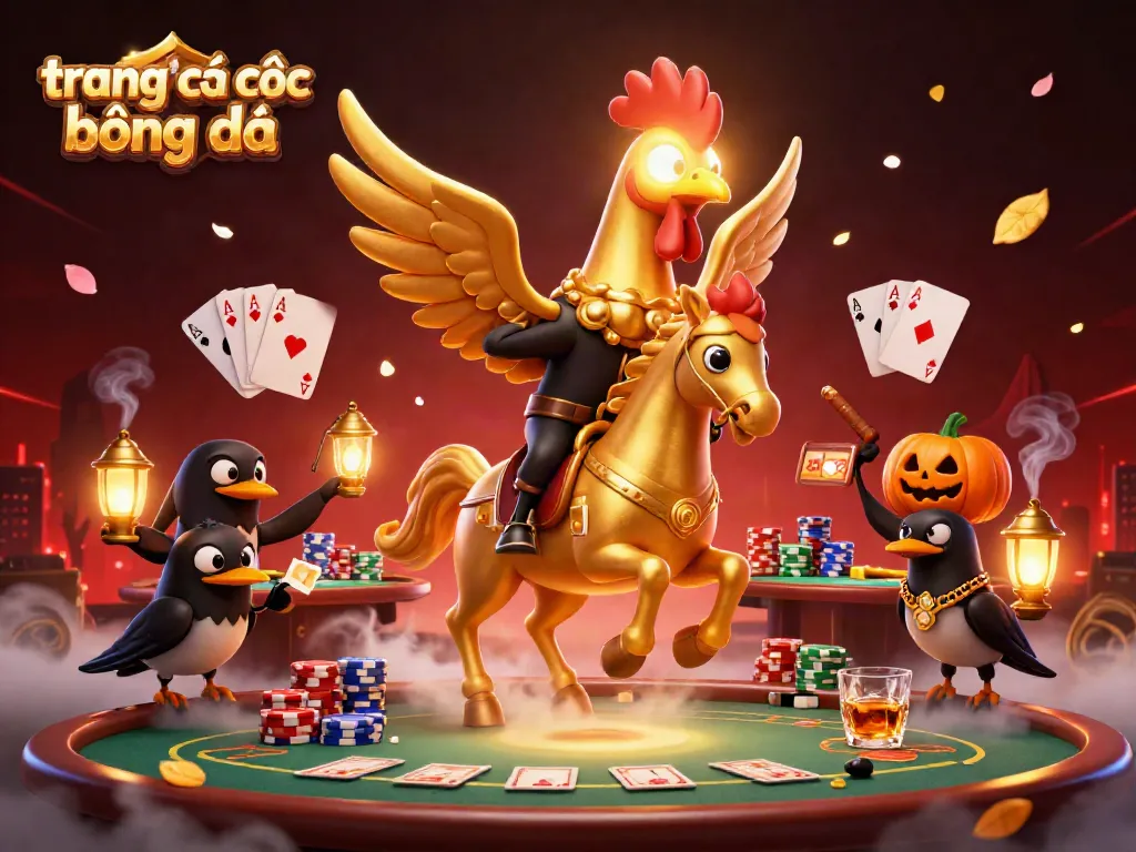 Win at trang cá cược bóng đá while experiencing a colorful, dynamic casino scene filled with action.
