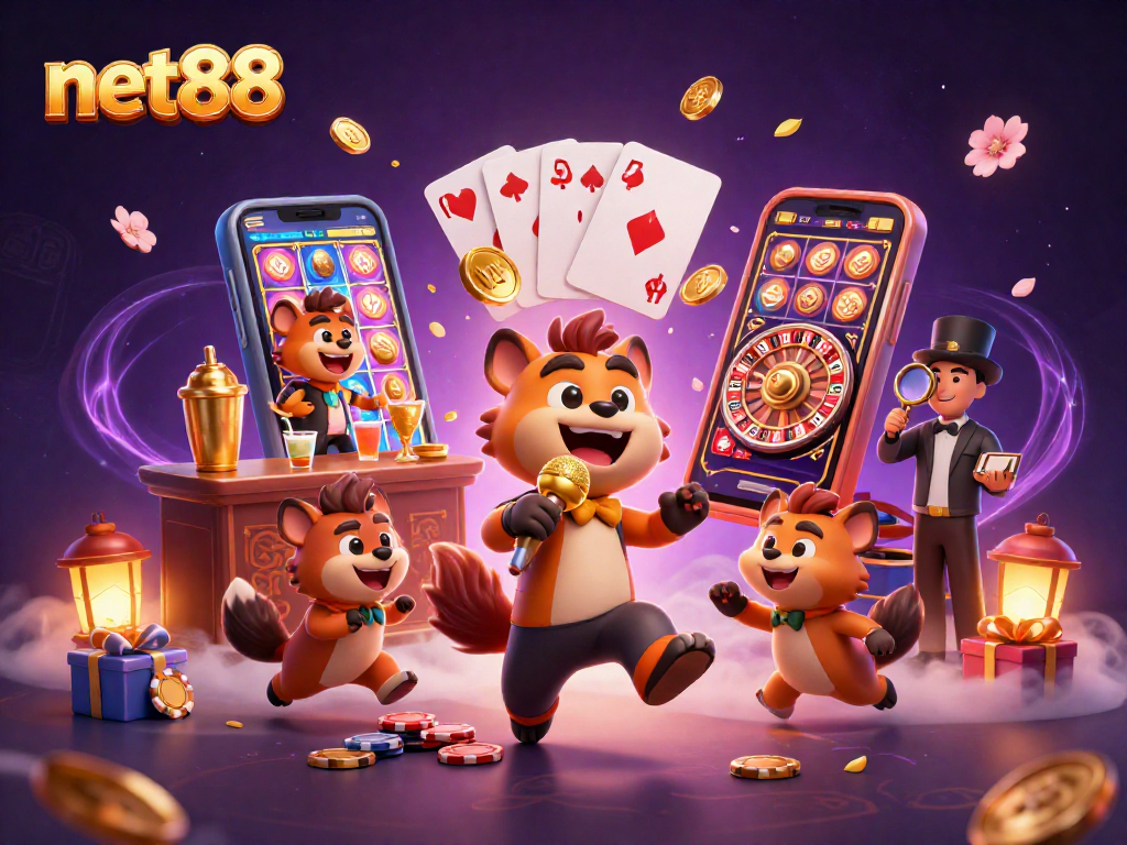 Experience fun and laughs at net88 with hyenas in a dynamic comedy casino club.