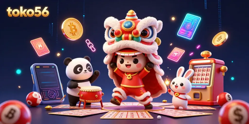 Experience thrilling lottery action with toko56’s vibrant characters and dynamic elements.