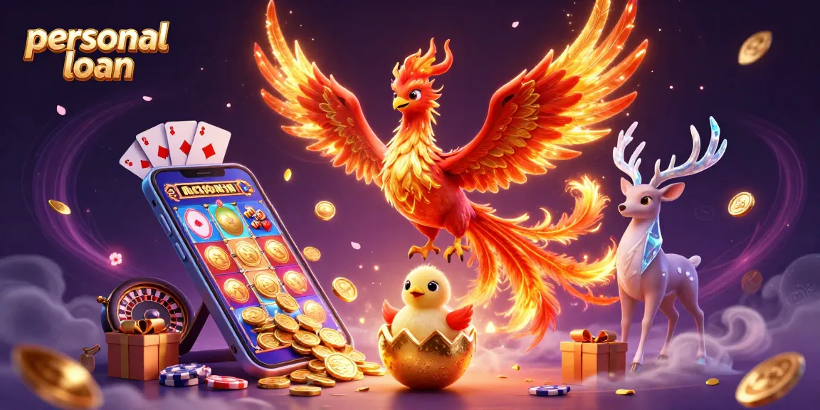 Engage with personal loan options for adventures in gaming, highlighting dynamic casino visuals.